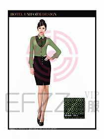 酒店西餐服務(wù)員制服設(shè)計圖842