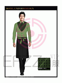 酒店西餐服務(wù)員制服設(shè)計(jì)圖845